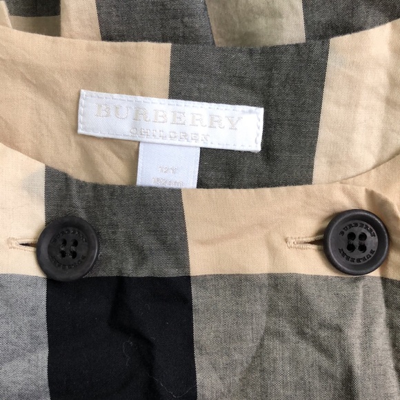 Burberry sleeveless check dress. Size 12yrs - Picture 3 of 4